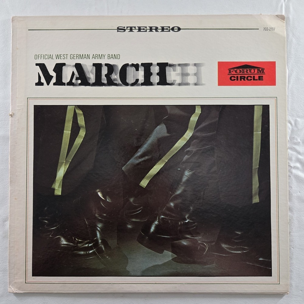Official West German Army Band March Album Record Vinyl 7GS-2107 Good+ Tested - Picture 1 of 12